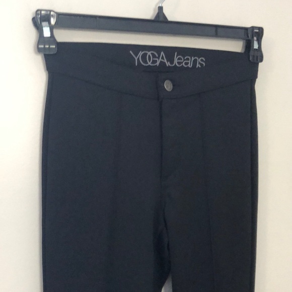 NWOT, Yoga Jeans Stirrup Legging Pant, Black - Picture 4 of 10